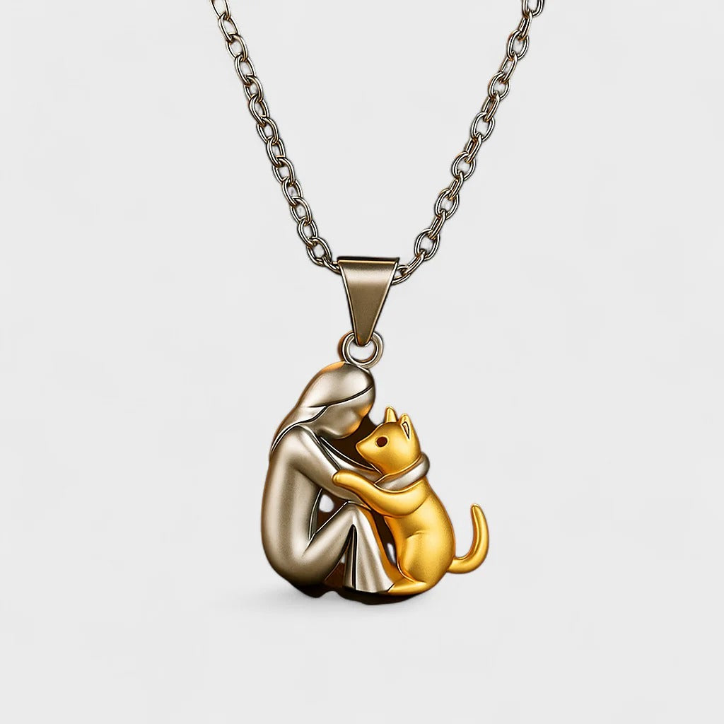 Elin™ | Halsband med hund-/kattberlock