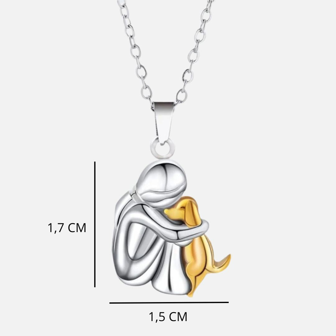 Elin™ | Halsband med hund-/kattberlock