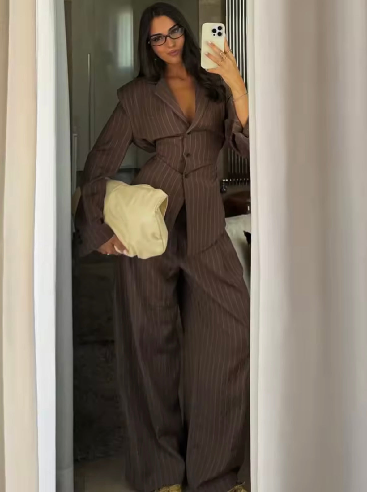 MAVIYER™– Élise Pinstripe Power Suit