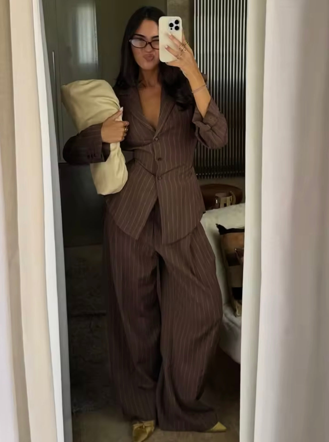 MAVIYER™– Élise Pinstripe Power Suit